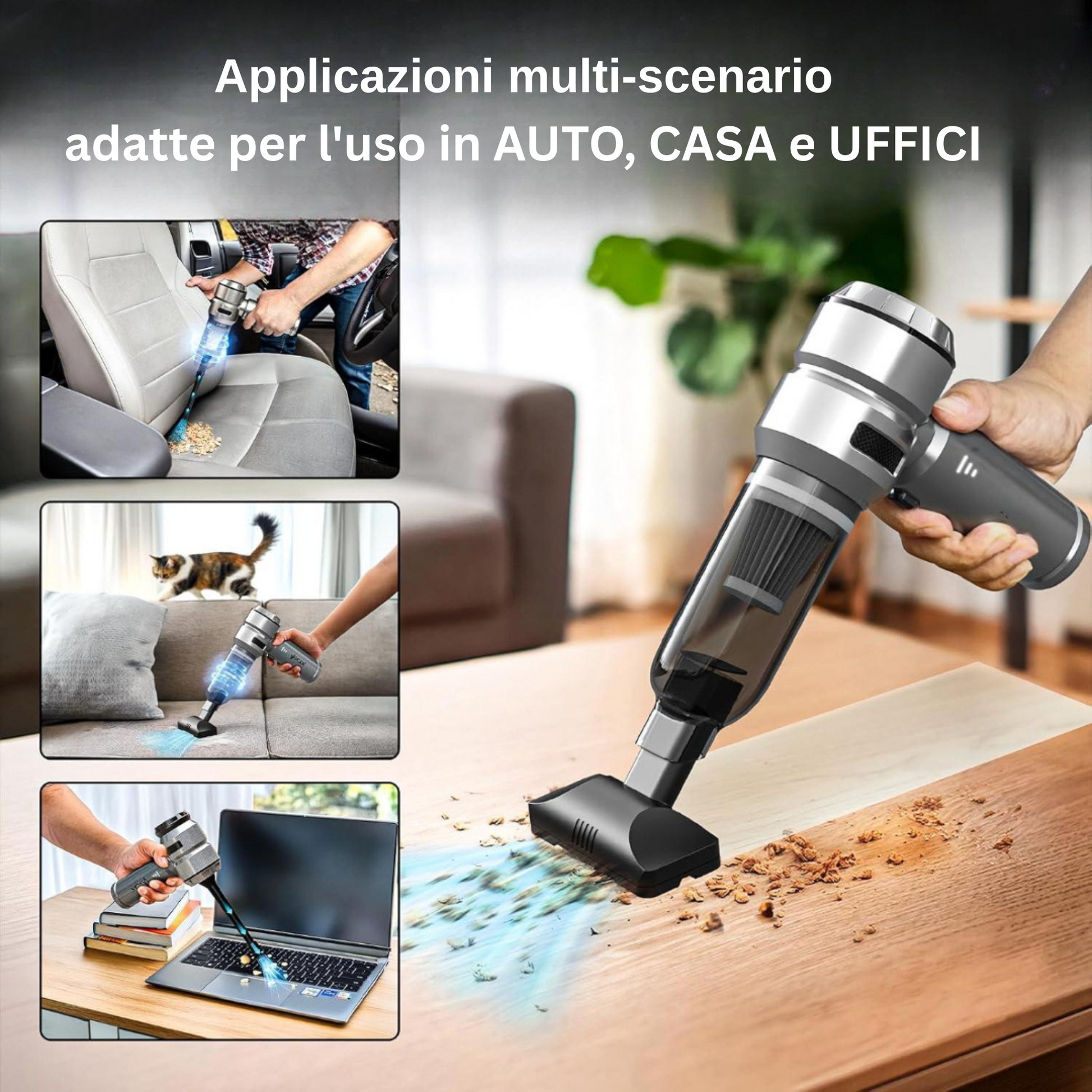 Mini aspirapolvere per auto