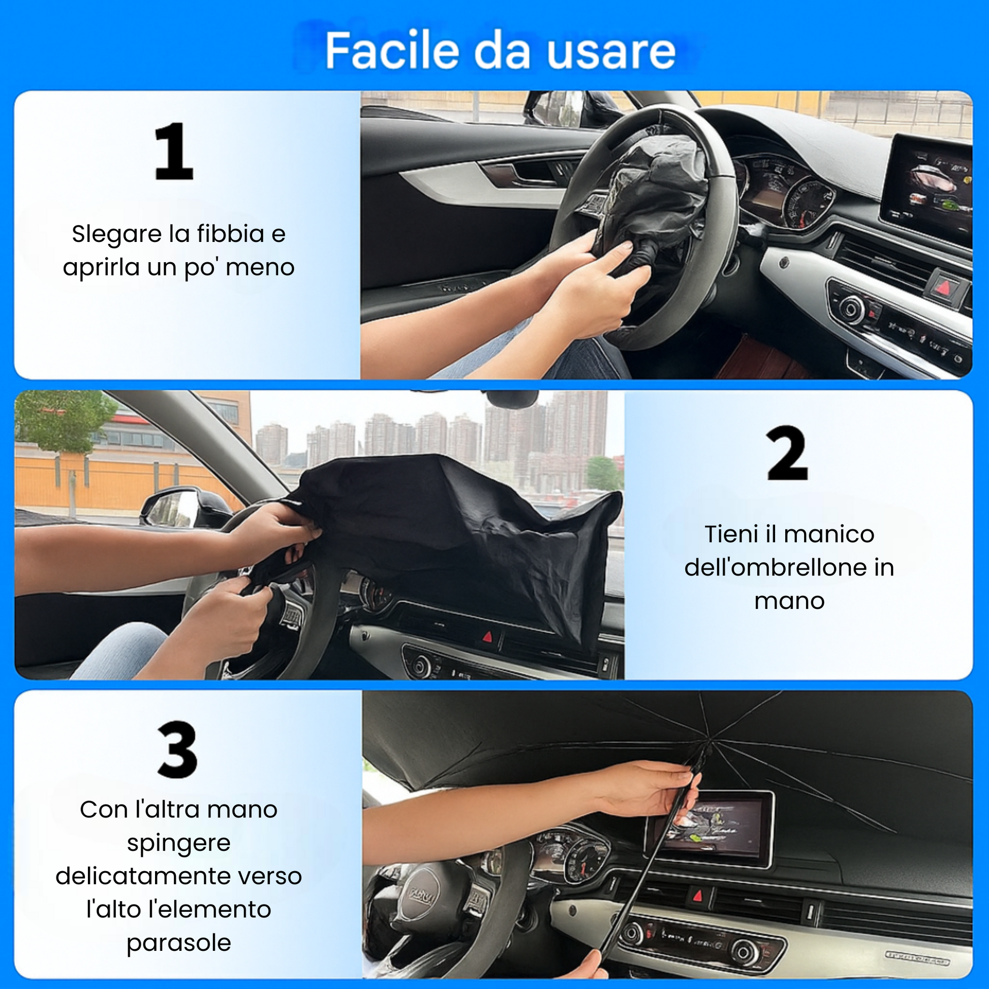 Parasole per parabrezza auto