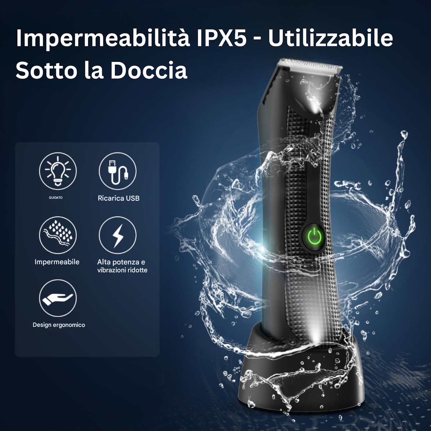 Rasoio elettrico per il corpo