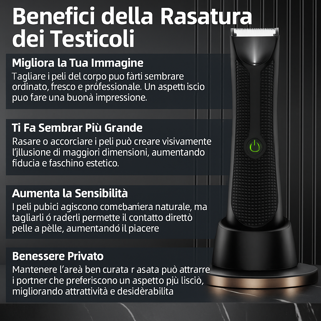 Rasoio elettrico per il corpo
