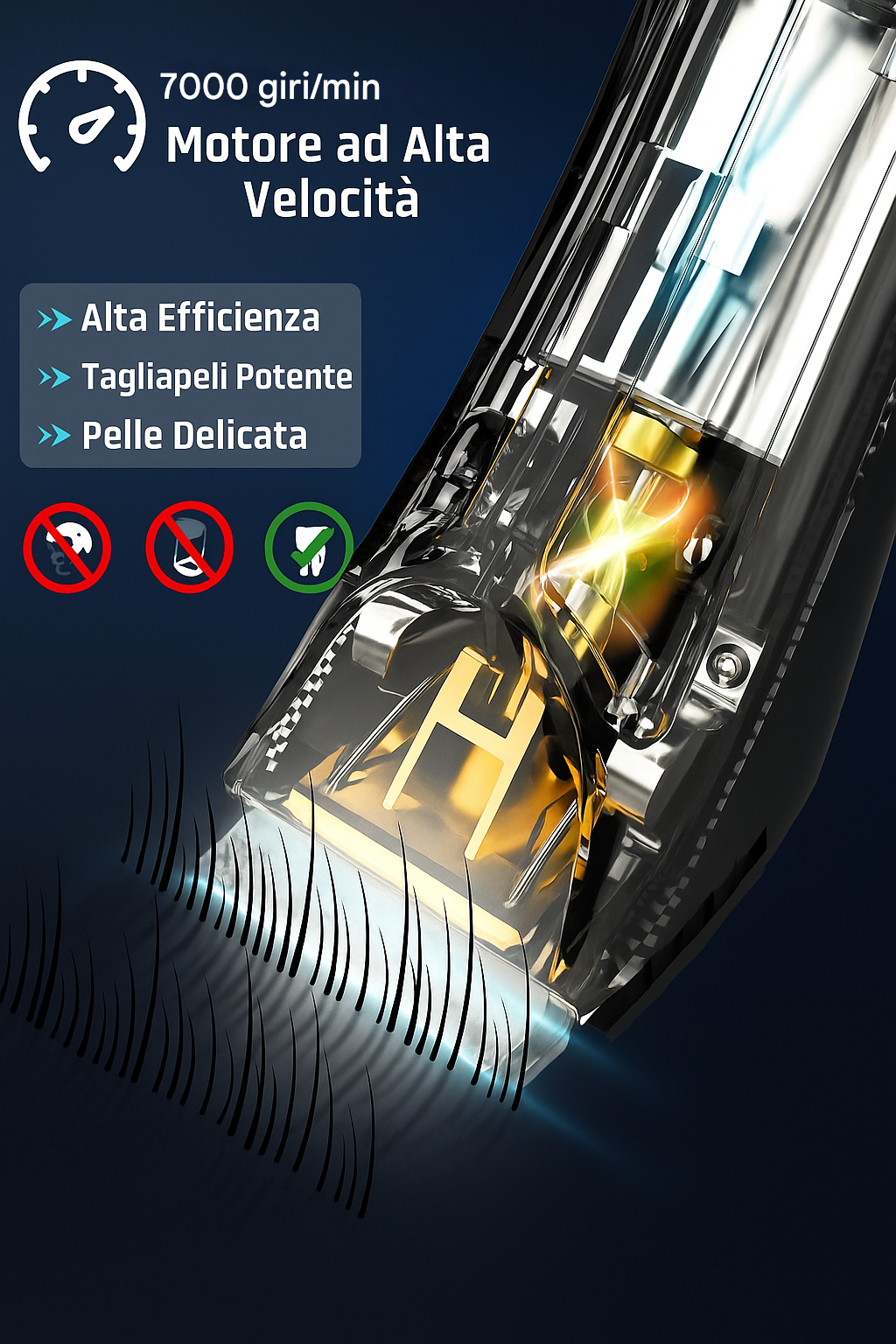 Rasoio elettrico per il corpo